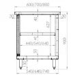 Meuble inox portes coulissantes 1600x700mm DIAMOND - TA167A/B TA167A/B_PROMO